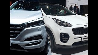 Kia Sportage vs Hyundai Tucson [upl. by Richia97]