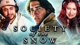 SOCIETY OF THE SNOW 2023 MOVIE REACTION  THIS MOVIE BROKE US  First Time Watching  Review [upl. by Waring697]