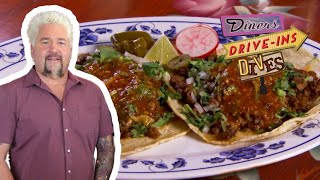 Guy amp His Family Eat Legit Mexican Food in His Hometown  Diners DriveIns and Dives  Food Network [upl. by Anihpled]