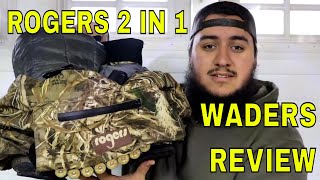 Rogers Refuge 2 in 1 Regular Breathable Waders REVIEW [upl. by Liris157]