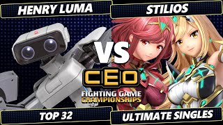 CEO 2024  HENRY LUMA ROB Vs stilios Pyra Mythra Smash Ultimate  SSBU [upl. by Rosenwald]