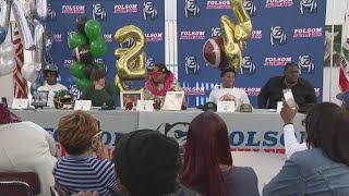 National Signing Day at Folsom High School [upl. by Dickenson]