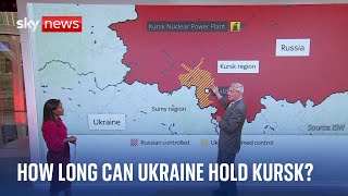 UkraineRussia war How long can Ukraine hold Kursk [upl. by Kadner671]