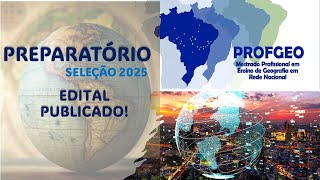 PROFGEO 2025 EDITAL PUBLICADO [upl. by Ayra177]