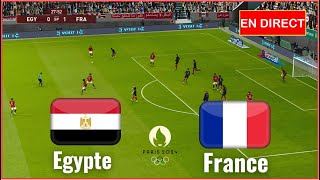 match France vs Egypte en direct demi finale JO de Paris 2024 complet simulation Gameplay PC [upl. by Eelytsirk825]