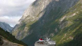 Fred Olsen Cruise Lines Braemar at Flaam and Olden [upl. by Notsehc]