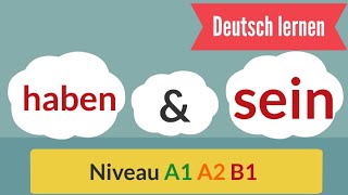 57  German learn  Deutsch lernen  Die Verben haben und sein einfach erklärt mit Beispielsätzen [upl. by Azmuh256]