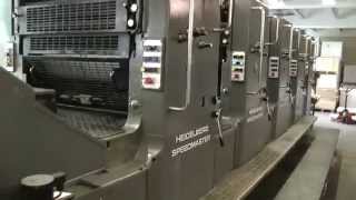 Heidelberg Speedmaster SM 72 FPP year 1988  offset printing machine [upl. by Tunnell866]