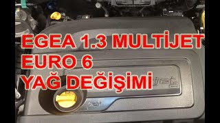 Fiat Egea 13 Multijet Motor Yağ Değişim İşlemi [upl. by Ameerahs]