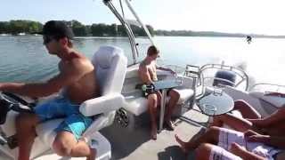 Godfrey Pontoon Boats Performance Video [upl. by Mcnully497]