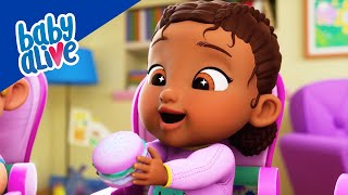 Baby Alive Official 🍼 Baby Tilly Tries Healthy Snacks 🍎 Kids Videos 💕 [upl. by Dranyer825]