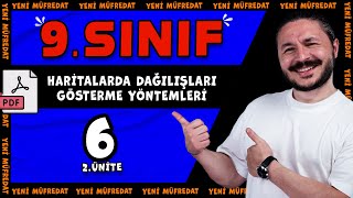 2ünite 📕 Haritalarda dağılışları gösterme yöntemleri 🔴 9SINIF COĞRAFYA  2025 YENİ MÜFREDAT [upl. by Aynod]