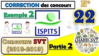 ConcoursISPITSSVT 20182019 Partie 2 [upl. by Buttaro]