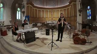 Quatuor pour Hautbois et Cordes de W A Mozart  Duo Kaleidophone [upl. by Abbate]