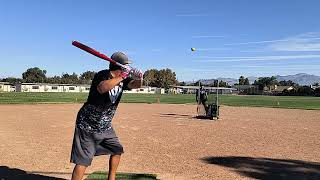 California Senior Bat Company Batting Practice approach UFO Signings The Little Mexican [upl. by Iden383]