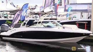 2021 Chaparral 23 SSi OB Motor Boat Walkaround Tour  2020 Fort Lauderdale Boat Show [upl. by Maureene]