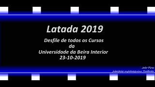 Desfile da Latada 2019 da Universidade da Beira Interior Covilhã a 23102019 [upl. by Vitkun757]