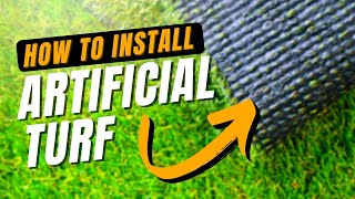 How to Install Artificial Turf  A DIY How To Guide [upl. by Grimonia347]