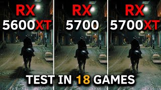 RX 5600 XT vs RX 5700 vs RX 5700 XT  Test In 18 Games at 1080p  2024 [upl. by Secnirp93]