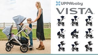 UPPAbaby Vista Pushchair amp Carrycot Store Demo  Direct2Mum [upl. by Ternan]