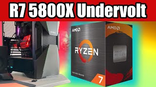 Undervolt your Ryzen 7 5800X for more FPS and Lower Temperature [upl. by Aihtnis73]