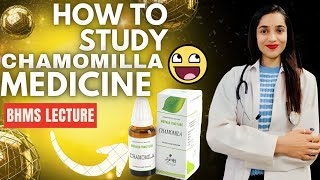 Chamomilla medicine BHMS lecture video  chamomilla homeopathic medicine lecture  Johari BHMS [upl. by Ohce]