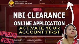 NBI REGISTRATION ERROR ACTIVATE YOUR ACCOUNT FIRST [upl. by Perkins975]