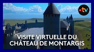 La visite virtuelle du château de Montargis disparu [upl. by Eidnahs903]