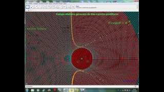 Campo elettrico Animazione [upl. by Mundford470]