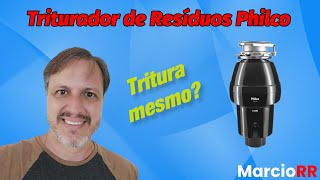 Unboxing e Teste do Triturador de Resíduos Philco [upl. by Aratihc]