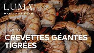 Griller des crevettes géantes  Comment réussir des crevettes parfaites sur le barbecue  HOW TO [upl. by Ahsikel]