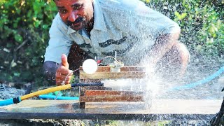 micro hydro power plant  home made [upl. by Trace300]