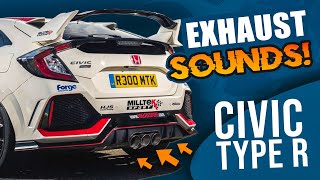 Honda Civic Type R FK8 Exhaust Sound Compilation Which is your favorite [upl. by Calisa]