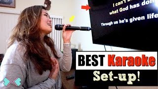 Singing Hack Karaoke Setup for Singers [upl. by Swanhildas271]