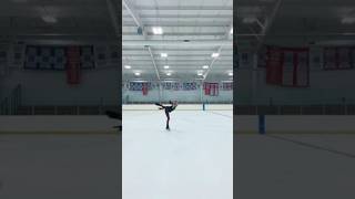 ice skating dance 🖤👀 ice skating trending video shorts reels dance [upl. by Kellene]