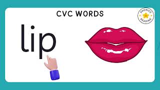 CVC Words with Phonics  Phonics For Kids [upl. by Elfrieda]