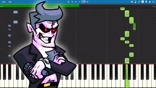 Friday Night Funkin  Dad Battle  Piano Tutorial [upl. by Sapphire]