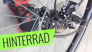 Fahrrad Hinterrad Ein und Ausbau VBremse  Fehler vermeiden  Fahrradorg [upl. by Eirene]