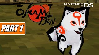 Okamiden Gameplay Nintendo DS Part 1 [upl. by Neelyar]