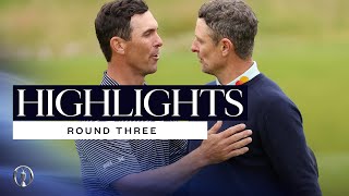 FULL ROUND HIGHLIGHTS  Round Three  The 152nd Open [upl. by Eniamert]