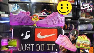 CPFM NIKE AIR FORCE 1 FUCHSIA UNBOXING [upl. by Krasner]