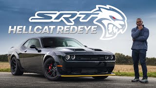 797hp Dodge Challenger Hellcat Redeye Review  Too Crazy For The UK  4K [upl. by Bonina202]