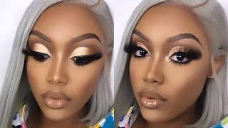 Natural CutCrease Glam 🔥 [upl. by Kilbride]