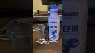 Tasting Lifeway Blueberry Kefir [upl. by Bernadene]