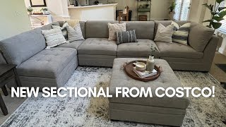 VLOG  Setting up Thomasville Tisdale Sectional from Costco [upl. by Sathrum975]