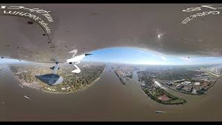 ENC  Rundflug Hamburg 360° Non copyrighted Video Free To Use On YouTube [upl. by Eiclek]