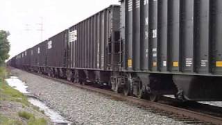 NS Coal Train Through Struthers [upl. by Ttesil487]