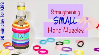 STRENGTHENING PINCER GRASP and HAND MUSCLES l Occupational Therapy Telehealth Activity for Kids 27 [upl. by Docilu]