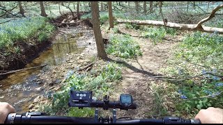 SJCAM SJ7 STAR Mountain bike  singletrack [upl. by Atteselrahc524]