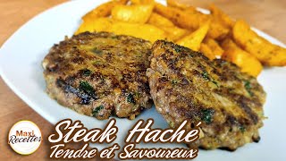 Steak Haché Maison pour Burger  Recette Facile et Rapide [upl. by Ilram984]